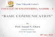 Pune vIdyarthi Griha’s College Of Engineering,Nashik ... · Basic Communication Operations: Introduction • Group communication operations are built using point-to-point messaging