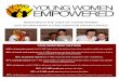 2015 sponsorship packet - youngwomenempowered.orgyoungwomenempowered.org/wp-content/uploads/2015/01/... · Young Women Empowered • 2015 Sponsorship Information Packet 2 ABOUT Y-WE