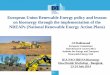 European Union Renewable Energy policy and lessons on ...Expected growth of bioenergy in Danube Region In 2020 bioenergy is expected to cover 57.8% of total RES in EU Danube Countries