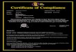 Certificate of Compliance - Bel - Power · CERTIFICATE No. P15220260 Order No. 293466 Page 1/3 Date of issue 25-09-2015 Juan Z. Kleppenes Certification Department Nemko AS Gaustadalléen