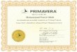 PRIMAVERA This is to certify that Mohammad Fawzi Odeh has ...€¦ · Course Le der Mostafa El-Bakry, Date: April, 2009 CEUs Awarded= 1.3 PDUs Awarded— 13 PROMASTAR PMI Provider