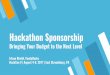 Hackathon Sponsorship- Bringing Your Budget to the Next Level · Hackathon 2.0 Use your maximized budget to host truly a truly premiere event! Reinforcing Your Hackathon’s Foundation