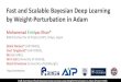 Fast and Scalable Bayesian Deep Learning by Weight ... · Akash Srivastava (University of Edinburgh) *Equal Contribution (Talk by Emtiyaz Khan) Bayesian Deep Learning using Weight-Perturbation