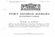 Fort George Ranges - To Be Reviewed · FORT GEORGE RANGES INVERNESS-SHIRE. BYE-LAWS Made by His Majesty's Principal Secretary of State for the War Department, under the provisions