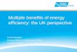 Multiple benefits of energy efficiency: the UK perspective€¦ · TARGET (CERT) SUPER PRIORITY GROUP (SPG) • Mostly provides insulation to households at risk of fuel poverty •