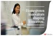 Homegrown innovators shaping tomorrow. · Australia.” Investing in the people with the ideas to help shape the world. When the Westpac Scholars Trust (formerly known as Westpac