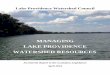 MANAGING LAKE PROVIDENCE WATERSHED RESOURCES...protection of the natural resources in the Lake Providence watershed. (3) Recommended changes to current procedures and practices to