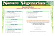 Special Dishes - Nature Vegetariannaturevegetarian.nz/downloads/main_menu.pdf · 2019. 8. 6. · dairy or egg products, suitable for vegans. February-19 * Rice is not included with