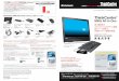 ThinkCentre M90z All-In-One ThinkCentre · 2019. 11. 19. · ThinkCentre ® M90z All-In-One 高い機能性を スタイリッシュなボディに凝縮。 省スペース設計で