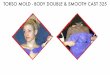 TORSO MOLD - BODY DOUBLE & SMOOTH CAST 3253 - Accessory materials such as Silicone Thinner and Thi-Vex II thickener may be added into Body Double to modify the consistency of the silicone