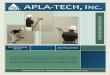 A APPLLLAA--TTEECCHH,, P IN - Drywall Finishing Tools ...€¦ · normally associated with drywall finishing. Even better, we have set the new standard for quality and consistency