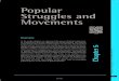 Popular Struggles and Movements · 2020. 4. 5. · Popular Struggles and Movements Overview In the earlier chapters we discussed why power sharing is important in a democracy and