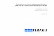 DASH-IF Interoperability: Guidelines for Implementations · Guidelines for Implementation: DASH-IF Interoperability Points December 12, 2016 DASH Industry Forum Version 4.0 DASH-IF