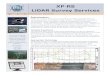 XP-RS LiDAR Survey Services LiDAR Survey ServicesWebV1.pdf · LiDAR Survey Services EXPERTS IN REMOTE SENSING FOR ELECTRIC TRANSMISSION for transmission line design. Our key individuals