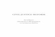 CIVIL JUSTICE REFORM · Civil Justice Reform - Final Report 4.3 The different facets of the overriding objective and associated rules 47 4.4 The new code methodology facet 48 4.5