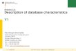 Session 7.2: Description of database characteristics V1 · Description of database characteristics. V1. Pier-Giorgio Zaccheddu. Federal Agency for Cartography and Geodesy (BKG) Richard-Strauss-Allee