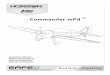 51208.2 EFL Commander MDP BNF Basic Manual MULTI€¦ · 4 Commander mPd. EN Model Assembly Horizontal Tail Installation 1. Slide the horizontal tail (A) into the slot in the rear