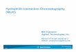 Hydrophilic Interaction ChromatographyHydrophilic …...HILIC “A method of recent attention” Bill Champion Agilent Technologies, Inc. 800-227-9770 opt 3/opt3/opt 2 william_champion@agilent.com