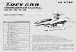 RC Airplanes, Cars, Trucks, Boats, Drones and Helicopters ... Nitra Super Pro rREX600 INSTRUCTION MANUAL