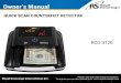 Owner’s Manual · Owner’s Manual. QUICK SCAN COUNTERFEIT DETECTOR. RCD-3120. Royal Sovereign International, Inc. Please read and retain these instructions. To register your product,
