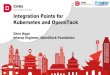 Integration Points for Kubernetes and OpensTackbos.itdks.com/a0d1e97781da452692c44fd0f225306b.pdf · K8s is built with cloud provider infrastructure in mind. K8s doesn't allocate