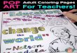POP Adult Coloring Pages ART For Teachers! · Beginner Pop Art Coloring Pages There are 2 pattern ﬁlled pop art coloring pages included. This will give you a feel for how these