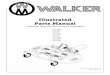 Illustrated Parts Manual - Walker · F317 3/16 x 1 Split Spring Pin 2 F335 3/8-16 x 7/8 Set Screw, SS 2 F336 3/8-16 Jam Nut 2 F353 3/8-16 ESNA LP Nut 2 F489 Washer 1/4 x 7/8 x .090