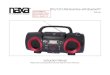 MP3/CD/USB Boombox with Bluetooth€¦ · MP3/CD/USB Boombox with Bluetooth® NPB-267 Instruction Manual Please read carefully before use and keep for future reference. 15073-CD329BT