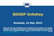 EDIDP InfoDay - Sākumlapa | Aizsardzības ministrija · 09.00 ± 09.30 Keynote speeches Welcome & Introduction Opening remarks 09.30 ± 11.00 Participating in EDIDP Call management