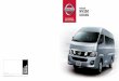 NV URVAN - sonaec...NISSAN NV350 URVAN 02 Innovation that works Since 1973 the Nissan Urvan has been hard at work, helping to transport people and cargo quickly, safely and efficiently