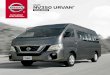 2020 NV350 URVAN - sicrea.com.mxHAZ de Nissan NV350 Urvan® tu mejor aliado. Nissan NV350 Urvan® se adapta a cualquier circunstancia y necesidad que se presente, ofreciendo confort,