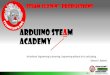 Arduino STEAM Academy Arduino STEM Academy · 2018. 9. 19. · • Google Arduino Getting Started • Google Arduino Tutorials • Google Arduino Sketches •PDF books • Arduino