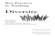 Best Practices Booklet - AEJMC · 2010. 11. 9. · BestPractices inTeaching Diversity Sponsoredby TheTeaching Committee oftheAssociationforEducation inJournalismandMassCommunication