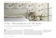 The Wonders of White · 2016. 9. 24. · Sweet and chic, a floral wallcovering brings dimension to classic white decor. $70/roll. (yorkwall.com) 28 PhGmaG.com September 2016 Savvy