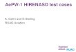 AePW-1 HIRENASD test cases · RUAG Aviation, Department Aerodynamics Operates two subsonic wind tunnels Large Wind Tunnel Emmen (LWTE), 7x5m, aerospace (powered/unpowered), full scale