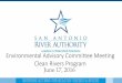 Environmental Advisory Committee Meeting Clean Rivers Program€¦ · •2016 Basin Highlight Report •FY16/17 Contract Allocation of Resources •2016 Coordinated Monitoring Meeting