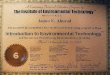 Continuing ion roqram The Institute of ... - ela-iet.com · Continuing ion roqram The Institute of Environmental TechnologyTM This is to certify that: James E. Almrud has successfully
