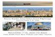 November 7-16, 2020 (10 days)€¦ · Jerusalem, 70’s in Galilee, 80’s at the Dead Sea. Showers are possible around the Sea of Galilee, so a good-quality travel umbrella or poncho