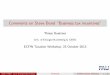 Business tax incentives - European Commissionec.europa.eu/...ecfin_workshop/pdf/buettner_en.pdf · 10/23/2013  · Average tax burden matters and tax depreciation less important Internationalization