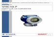 Manual VHC10-F EN - Baldota … · It also provides this variable indication on a 5-digit numerical and alphanumerical LCD display, including status icons and bargraph. ... established