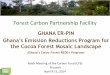 Forest Carbon Partnership Facility · Bridge Cert. with landscape impact MRV/Data Management Create public platform to manage farm to sector-level data Farm mapping, Connect to registry