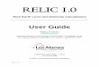 RELIC 1 - Los Alamos National Laboratory...May 07, 2013  · license. RELIC stands for “Rare Earth Level and ntensity I Calculations”. It is a software package that performs calculations