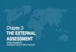 Chapter 3 · THE EXTERNAL ASSESSMENT Chapter 3 Strategic Management : Concepts & Cases 11th Edition Fred David. BELAJAR DARI KEGAGALAN. TUJUAN PEMBELAJARAN CHAPTER 3 “ Tujuanya