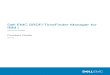 Dell EMC SRDF/TimeFinder Manager for IBM i Version 9.1 and later Product Guide 3 CONTENTS Preface Part 1 SRDF/TimeFinder Manager Standard features Chapter 1 Standard Features Intr