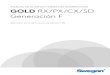 GOLD RX/PX/CX/SD manual de alarmas y mensajes informativos€¦ · MANUAL DE ALARMAS Y MENSAJES INFORMATIVOS GOLD RX/PX/CX/SD Generación F Aplicable a partir de la versión de so˜
