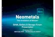 For personal use only Presentation · For personal use only Presentation. 2 Summary information:This document has been prepared by Neometals Ltd (“Neometals” or “the Company”)