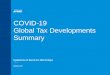 COVID-19 Global Tax Developments Summary - KPMG...businesses; a waiver of payroll tax payments for the remaining three months from March to June 2020 for other small to medium businesses
