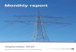 Monthly report · 4 Monthly imports and exports 5 5 Load flows (night) 6 6 Load flows (day) 7 7 Unavailability of international tie lines ( major events ) 8 8 Network reliability