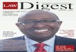 LAW Digestnglawdigest.com/wp-content/uploads/2016/11/Law... · LAW Digest UK: £3.50 US: $5.50 Nigeria: ₦1,000 Summer 2013 ˜ e Nigerian Lawyers’ Journal 10 Most In˚ uential