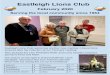 Eastleigh Lions Club · 2/1/2020  · (Stuttgart, Germany) first ever Advent Calendar which sold out during the run up to Christmas Eastleigh Lions Club welcomes another new member,